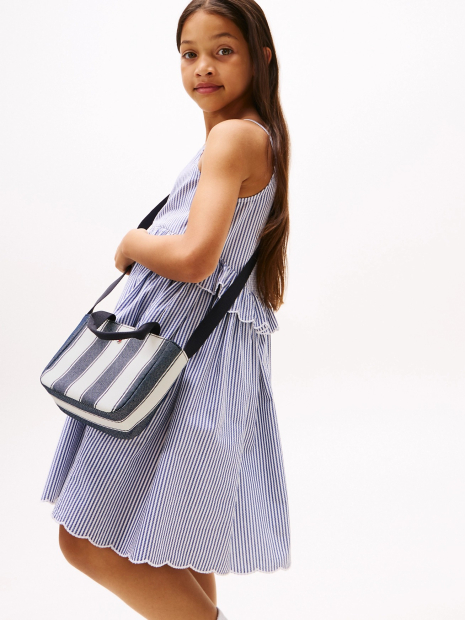 Сумочка Tommy Hilfiger в смужку 1159849147 (Синій/Білий One size)