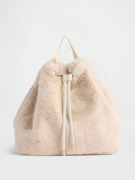 Детский рюкзак GAP из экомеха 1160311684 (Молочный One size)