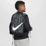 Подростковый рюкзак Nike Brasilia с принтом 1159844610 (Черный/Серый One Size)
