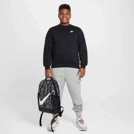 Подростковый рюкзак Nike Brasilia с принтом 1159844610 (Черный/Серый One Size)