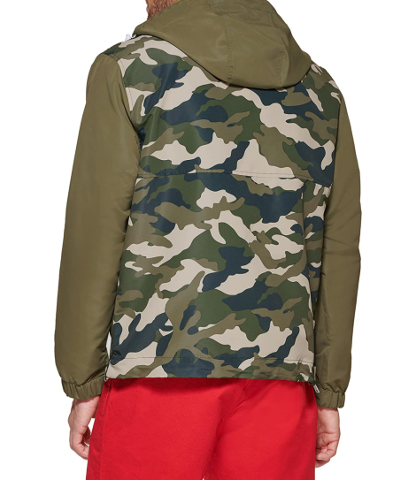Чоловіча куртка-анорак Tommy Hilfiger з капюшоном оригінал 1159769161 (Камуфляж, XXL)