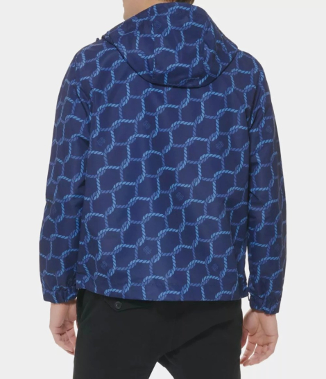 Чоловіча куртка-анорак Tommy Hilfiger з капюшоном 1159851216 (Синій XXL)