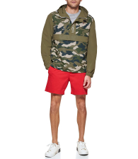 Чоловіча куртка-анорак Tommy Hilfiger з капюшоном оригінал 1159769161 (Камуфляж, XXL)