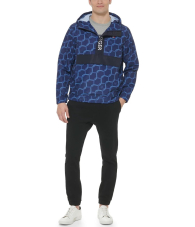 Чоловіча куртка-анорак Tommy Hilfiger з капюшоном 1159851216 (Синій XXL)