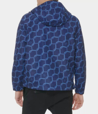 Чоловіча куртка-анорак Tommy Hilfiger з капюшоном 1159851216 (Синій XXL)