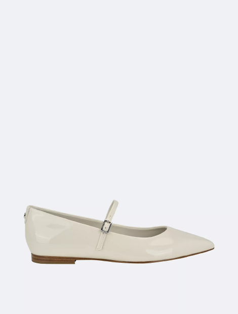 Женские балетки Kamryn Calvin Klein 38 (7,5 US) 25 см Молочный 1159849906