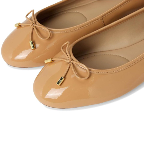 Женские кожаные балетки Jayna Ralph Lauren 36,5 (6 US) 23 см Бежевый 1159852162