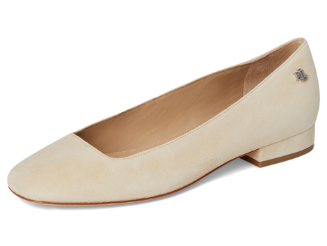 Женские балетки Jayna Ralph Lauren из натуральной замши 39 (9 US) 26 см Бежевый 1159854592