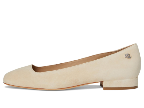 Женские балетки Jayna Ralph Lauren из натуральной замши 39 (9 US) 26 см Бежевый 1159854592
