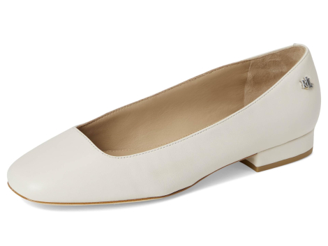 Жіночі балетки Ralph Lauren з натуральної шкіри 37 (7 US) 24,5 см Молочний 1159859503