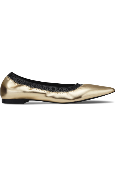 Жіночі балетки Vinette KARL LAGERFELD PARIS 37,5 (7 US) 24 см Золотистий 1159860186