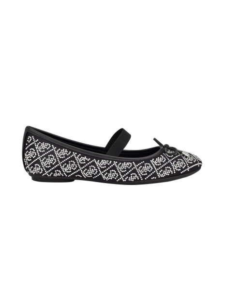 Женские балетки GUESS со стразами 37 (6,5 US) 24 см Черный 1159881884