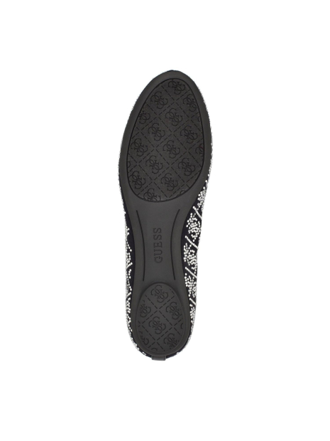 Женские балетки GUESS со стразами 37 (6,5 US) 24 см Черный 1159881884