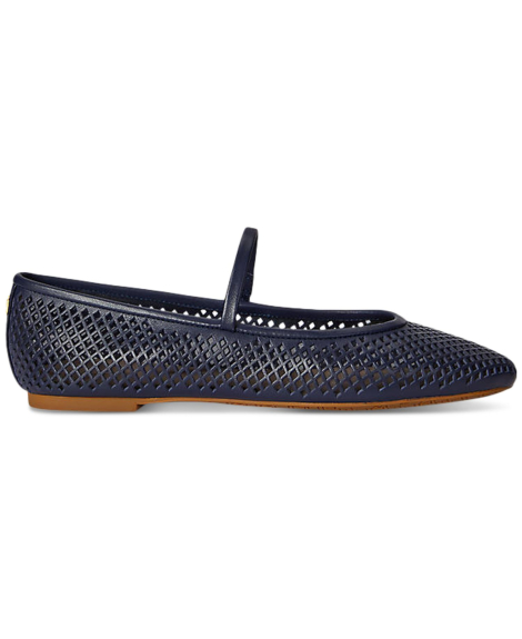 Женские кожаные балетки Jayna Ralph Lauren 36 (6 US) 23 см Синий 1163388809