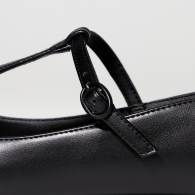 Універсальні балетки Uniqlo з екошкіри 39 (8 US) 25,5 см Чорний 1159851483