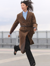 Універсальні балетки Uniqlo з екошкіри 39 (8 US) 25,5 см Чорний 1159851483