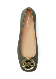 Женские замшевые балетки Milan Flex Michael Kors 38 (7,5 US) 24,5 см Зеленый 1159859246