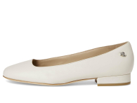 Жіночі балетки Ralph Lauren з натуральної шкіри 37 (7 US) 24,5 см Молочний 1159859503
