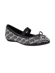 Женские балетки GUESS со стразами 37 (6,5 US) 24 см Черный 1159881884