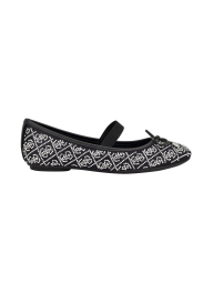 Женские балетки GUESS со стразами 37 (6,5 US) 24 см Черный 1159881884