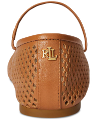 Женские кожаные балетки Jayna Ralph Lauren 36 (6 US) 23 см Коричневый 1163327438