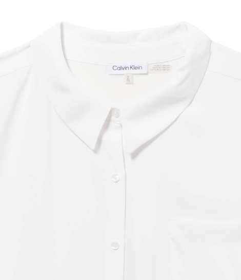 Жіноча блуза Calvin Klein сорочка без рукавів 1159840558 (Білий 2X)