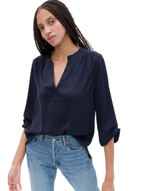 Женская легкая блуза GAP 1159841753 (Синий XS)