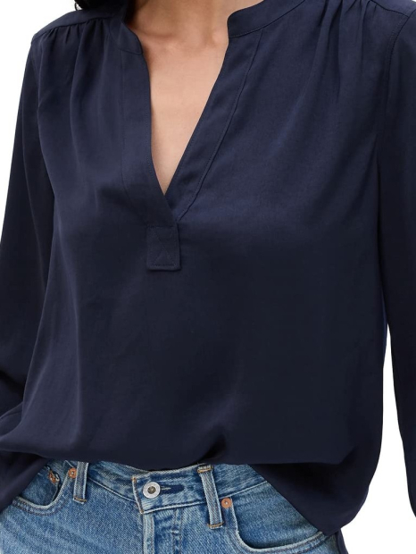 Женская легкая блуза GAP 1159841753 (Синий XS)