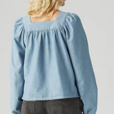 Женская блуза Levi's с квадратным вырезом 1159845290 (Синий S)