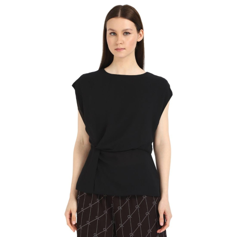 Лёгкая женская блуза без рукавов Calvin Klein 1159847905 (Черный XS)