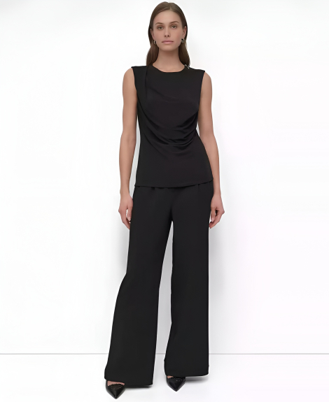 Женская легкая блузка DKNY 1159848894 (Черный L)