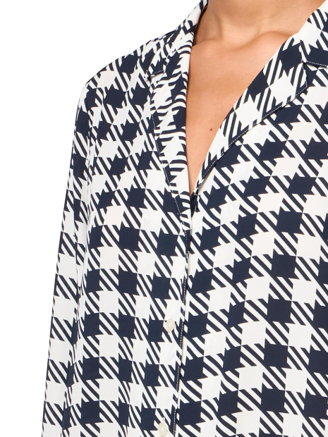 Женская блузка Tommy Hilfiger 1159850997 (Синий/Белый XS)