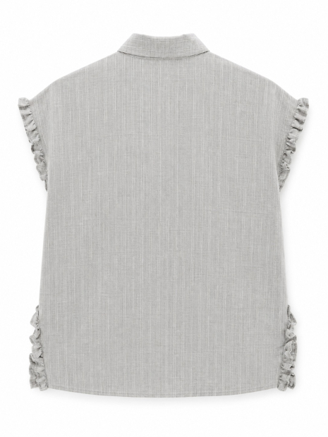 Жіноча легка блузка DKNY 1159859650 (Сірий XS)