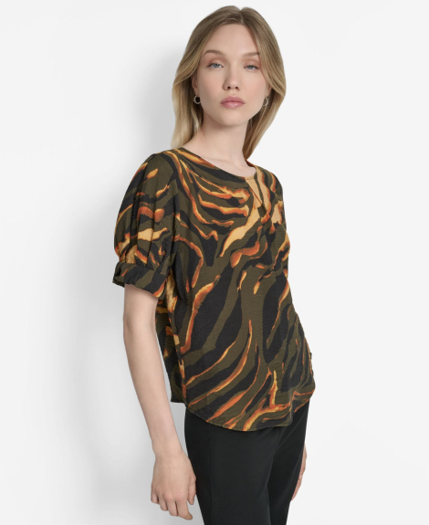 Жіноча легка блуза DKNY 1160552190 (Зелений S)