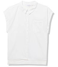 Женская блуза Calvin Klein рубашка без рукавов 1159840558 (Белый 2X)