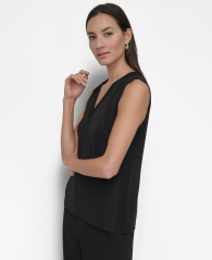 Женская легкая блузка DKNY 1159840819 (Черный XL)