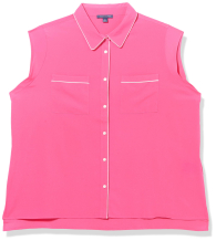 Легкая женская блузка Tommy Hilfiger без рукавов 1159841129 (Розовый 2X)
