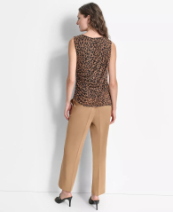 Женская легкая блузка DKNY 1159841154 (Леопардовый L)