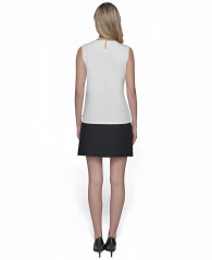 Женская блуза без рукавов Karl Lagerfeld Paris 1159847852 (Белый M)