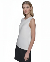 Женская блуза без рукавов Karl Lagerfeld Paris 1159847852 (Белый M)