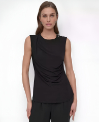 Женская легкая блузка DKNY 1159848896 (Черный S)