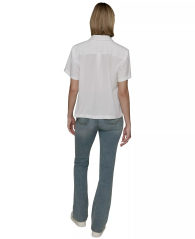 Женская легкая блуза Karl Lagerfeld на пуговицах 1159849043 (Белый XL)