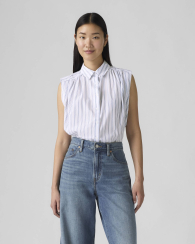 Женская блуза Levi's без рукавов 1159858564 (Белый L)