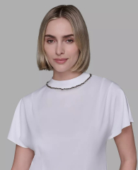 Женская блуза Karl Lagerfeld Paris короткие рукава 1159862906 (Белый XS)