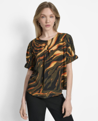 Жіноча легка блуза DKNY 1160552190 (Зелений S)