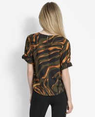 Жіноча легка блуза DKNY 1160552190 (Зелений S)