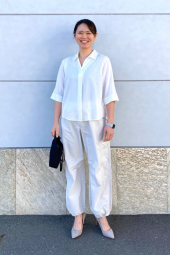 Блузка женская UNIQLO 1160634626 (Молочный L)