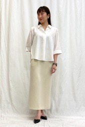 Блузка женская UNIQLO 1160634626 (Молочный L)