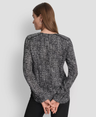 Женская легкая блузка DKNY 1160885919 (Черный M)