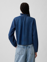 Женская блуза GAP из денима 1161868239 (Синий S)